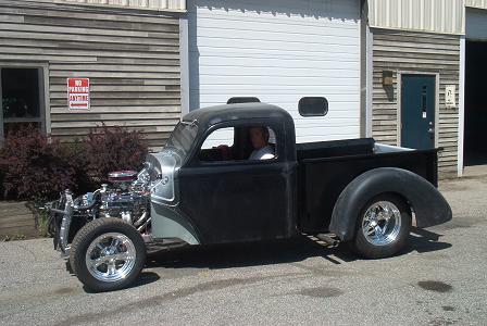 1941 Willys Pick Up still under construction Here for new exhaust tips